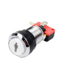 Arcade Button Kit Chrome Silver Plated LED Illuminated Push Buttons 5V 12V Plug N Play Start Buttons 1P 2P and 2 Coin Buttons