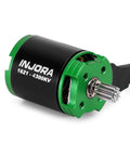 4300KV Green Viper 1621 RC Brushless Motor For 1/30 Scale Axial SCX30 Upgrade, black and green compact design, side view.