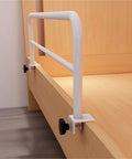 Clip On Bed Rails For Seniors And Pregnant Women, Bedside Fall Prevention Grab Bar For Elderly And Disabled, Durable Carbon Steel Safety Rails In 80x30cm, Easy Install, No Slip Grip And Stable Home Care Support