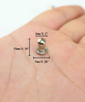 Antique Bronze Drawer Knob on hand, 7x10mm zinc alloy size, used for dollhouse cabinets, jewelry boxes, anti-tarnish finish, set of 10.