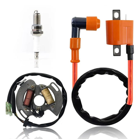 Ignition Coil Spark Plug CDI Box Voltage Regulator Rectifier Stator Kit For Blaster 200 YFS200 1997 2001 Ride Ready Replacement Set