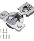 Heavy Duty Soft Close Cabinet Hinges 30 Pack Face Frame Half Inch Partial Overlay hardware with screws for easy installation.