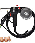 Pro Grade 3M Aluminum Spool Gun For Miller Welders Millermatic 140 141 211 Spoolmate 100 Non OEM With 9.8 Ft Cable and Nozzles