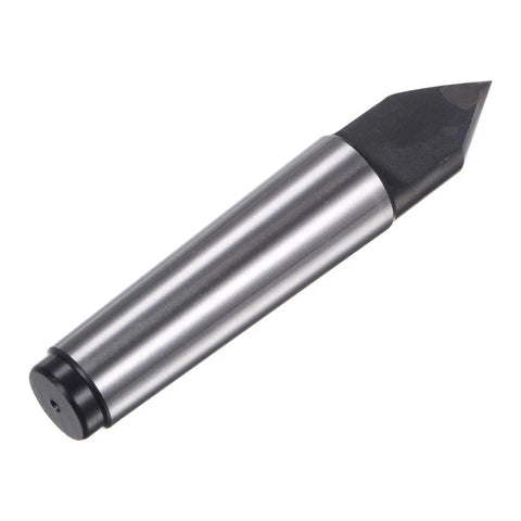 MT4 Half Notched Lathe Dead Center Morse Taper 4MT 60 Degree Lathe Drill Tool in durable steel, ideal for precision machining.