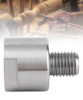 Heavy Duty Workhorse Wood Lathe Mandrel Adapter with 1 Inch Male 8 Tpi and 30 mm Female thread for secure spindle use.