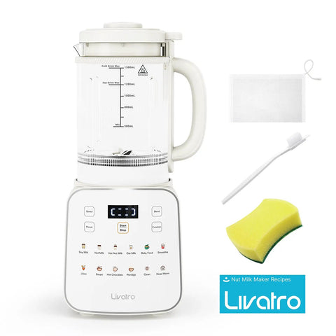 12 In 1 Nut Milk Maker With Detachable Design For Almond Oat Soy And Plant Milks In Minutes 50.7 Oz Capacity