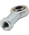 Sturdy Female SI T/K Ball Joint Rod End Bearing Connector With Metric Threaded Specs For Tight Spots In Heavy Duty Machinery And Automotive Builds, detailed view.