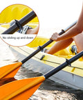 4 Pack Kayak Paddle Drip Rings Anti Slip Stop Collars for kayaks canoes and fishing boats black keeps water off hands