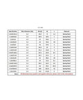 Table displaying specifications for 10 Pcs 1.8mm Spring Steel Round Wire Retaining Rings For Shaft OD 16mm To 101.5mm.