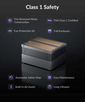 WECREAT Vision Pro 45W laser engraver and cutter with full enclosure, front view