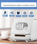 Ultra Compact Countertop Dishwasher That Knocks Out Greasy Pans And Saves Precious Counter Real Estate Quick Wash Cycle with control panel.