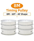Rock Solid 8M Timing Pulley 60T Circle Arc Drive Gear Smooth Power Transfer Aluminum Alloy Belt Wheel for CNC Machines and 3D Printers