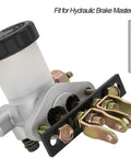Go Kart Hydraulic Brake Master Cylinder Assembly For 90cc Through 250cc Go Karts And ATVs Heavy Duty Upgrade Compatible