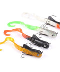 Pike Musky Dawg Soft Bait Lure For Freshwater Fishing 8 Inch Swimbait 45g Realistic Action in Four Dope Colors