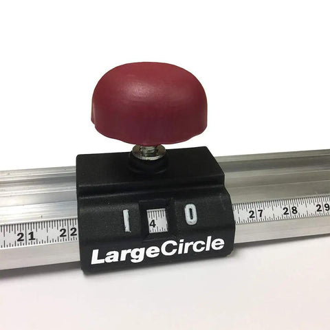Adjustable Circle Cutting Guide Set Featuring Built Tough Metric And Imperial Scales For No Sweat Precision Cutting With Top Shelf Inside Outside Router Templates For Custom Woodworks