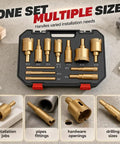 Profesional Dry And Wet Vacuum Brazed Diamond Hole Saw Kit For Tile Glass Marble Porcelain Ceramic Drill Bits Set With Portable Case Gold, 6mm-35mm set