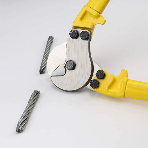 Heavy Duty 18 Inch Cable Cutters With Tapered Jaws For Stainless Steel Wire Rope Cables Industrial Strength Hand Tool