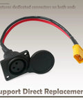 Rock Solid Charging Station Replacement For Yozma IN10 E Bike with connectors and protective cover