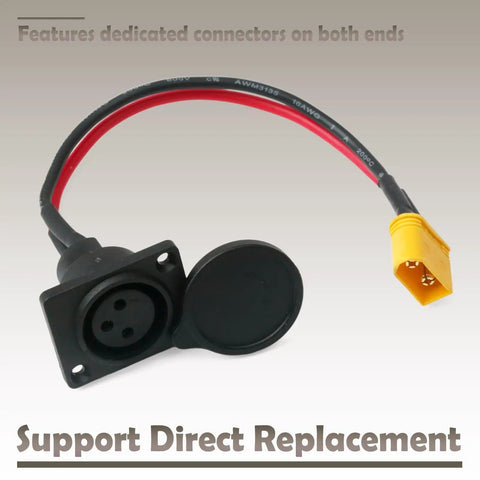 Rock Solid Charging Station Replacement For Yozma IN10 E Bike with connectors and protective cover