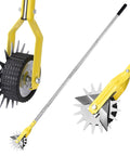Rotary Lawn Edger With 58 Inch Adjustable Handle A Real Workhorse For Clean Edges Along Sidewalks And Driveways Durable Stainless Steel Build And Rust Proof Sharp Blade System
