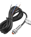 M8 Inductive Proximity Sensor Switch 1.5mm Sensing Distance Cylindrical Detector DC 12-24V 3-Wire PNP Normally Closed Shielded Flush Mount