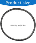 Drive Belt Replacement For Rear Tine Tiller Fits 12 X 728 4L Tooth HA Heavy Duty Belt For Earthquake Tiller, size 26in inner ring
