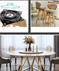 6 Inch Swivel Plate Heavy Duty Turntable Bearing With 360 Rotating Base For Bar Stools Chairs TV Tables Boats Seats Built To Last Square Steel Ball Bearing on stool and table use