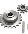 10 Tooth Front Sprocket 20 Tooth Rear Sprocket Jackshaft Set Five Eighth Inch Bore For Coleman CT200U CT200U EX BT200X Baja MB165