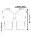 Diagram of Fingerless Sunblock Gloves Breathable Short Mittens For Party And Camping With UV Protection Hand Coverage dimensions 14x9.6cm