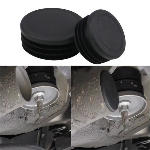 Round Hole Exhaust Stopper Covers Plug For Jimny 2023 2024 4 Door Rubber Stopper Kit blocking dust in undercarriage