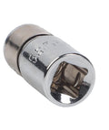 Heavy Duty 1/4 Inch Square Drive To Hex Shank Socket Adapter Made From Chrome Vanadium Steel For Impact Drills And High Torque Screwdriver Bit Conversion Tool That Fits Perfectly In 25mm Length, 1/4 inch adapter