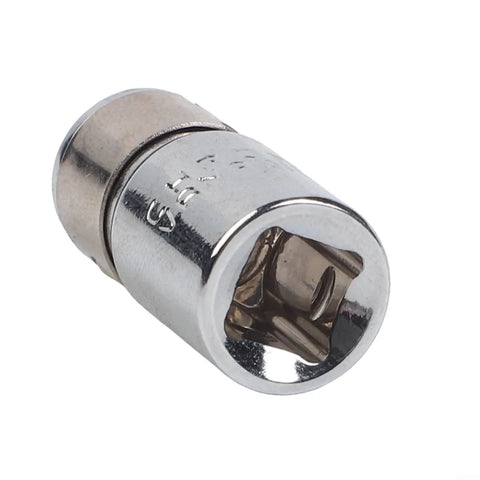 Heavy Duty 1/4 Inch Square Drive To Hex Shank Socket Adapter Made From Chrome Vanadium Steel For Impact Drills And High Torque Screwdriver Bit Conversion Tool That Fits Perfectly In 25mm Length, 1/4 inch adapter