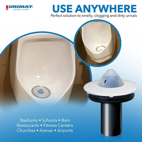 2 Pack Waterless Urinal Trap Filter For Plastic Urinals With Airtight Seal And Vertical Membrane System Odor Elimination