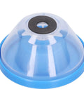 Hassle Free Shockproof Drill Dust Collector Clip Fits 4 To 10mm Bits With Screw Off Clear Cover top view showing plastic dome and rubber base.