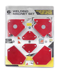 Heavy Duty Welding Magnet Kit With 6 Strong Solder Magnets in packaging for metalworking and pipe installations