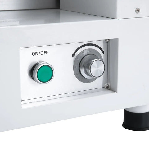 Control panel on High Performance Cake Decorating Turntable With Adjustable Speed For Even Coating On Four To Twelve Inch Cakes 