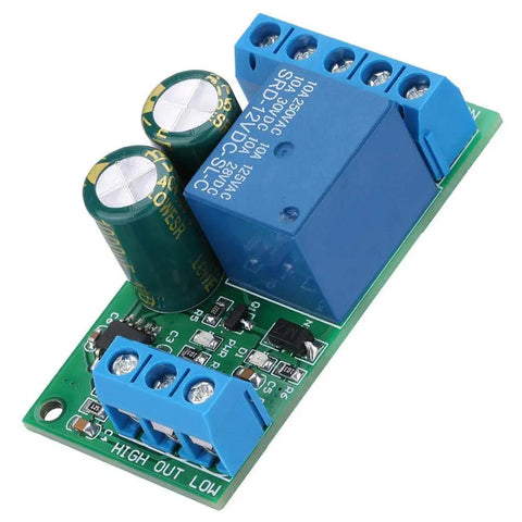 No Fuss Plug And Play Water Level Controller Module 12V DC AC Auto And Manual Mode with relay switch and liquid level sensor.