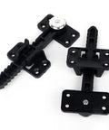 Six Pack Invisible Couch Connectors and Clamps for Sectionals, heavy duty plastic, black coated sofa clips, secure stable setup