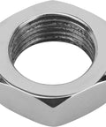 Stainless Jam Nut Eleven Sixteenth Inch 18 LH NF Fine Thread For Spherical Rod Ends Tie Rods And Connectors Left Hand Thread Automotive Fastener For Strong Secure Fits, stainless jam nut