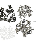 Complete Fairing Bolt Kit For ZX6R 636 ZX6RR Sportbike Track Pack 155 Piece Stainless Steel Hardware Set, bolts and washers with tools