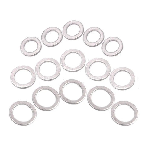 Oil Crush Washers And Drain Plug Gaskets Replacement 15 Pack For Honda Accord Civic CRV Ridgeline Odyssey Pilot Fit Element And Acura Models.