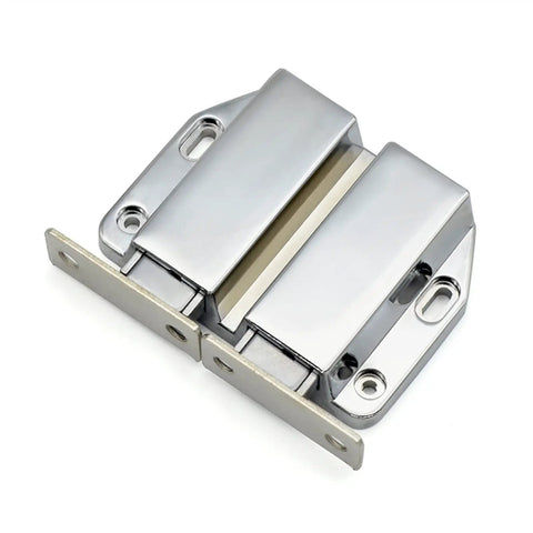 Magnetic Push Latch Catch With Push To Open Design Easy Install No Fuss Door Release For Cabinets Model Xk824 in stainless steel