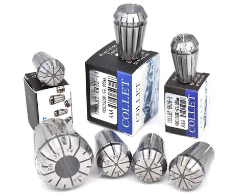 Top Tier AAA Precision Spring Collet Chuck ER32 With 0.005mm Tolerance For CNC Lathe Milling Machines, various sizes shown