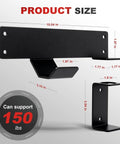 Wall Mount Jack Stand Organizer Rack For Heavy Duty Hydraulic Trolley Jacks Garage Wall Mounted Tool Holder Brackets Size Diagram