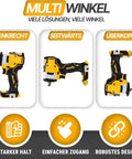 3 Pack Cordless Tool Holder Wall Mounts For 20V And 60V Tools Snap Fit Drill Organizer Hanger Kit With 6 Screws Easy Install