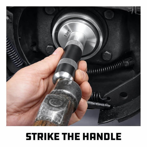 Using 10 Pc Master Bearing Race And Seal Driver Kit With 9 Precision Wheel Inserts From 1.565 To 3.180 Inches in automotive application.