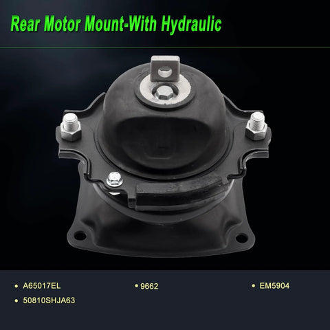 Rear motor mount with hydraulic for Engine Motor Mount Set For 2011 Through 2016 Odyssey 3.5L Touring Elite Replacement