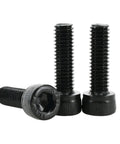 Beefed Up Alloy Steel 12.9 DIN912 Hex Socket Cap Bolts And Nuts Kit For M2 M3 M4 M5 M6 Heavy Duty Socket Head Fasteners With Matching Nuts Ideal For Automotive Motorcycle Bike Machinery And DIY Projects, black hex socket cap bolts