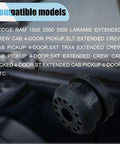 2 Pack Transfer Case Shift Linkage Bushings With E Clips Grommet Kit Replacement for OEM 68078975AA 68078974AA on vehicle seat