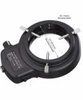 Intensity Adjustable 144 LED Ring Light for Stereo Microscopes with Built In Dimmer, 2.48-inch black mount